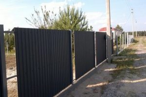 Выбор цвета для забора из профнастила