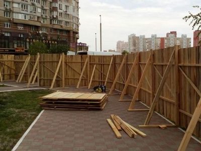 Ограждение строительных площадок