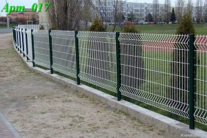 Секционное ограждение из 3D панелей