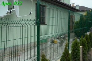 Секционное ограждение из 3D панелей