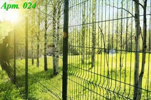 Секционное ограждение из 3D панелей