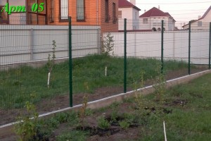 Секционное ограждение из 3D панелей