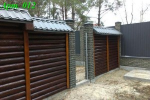 Комбинированный элитный забор
