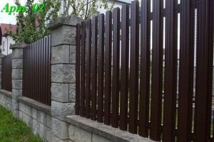Комбинированный элитный забор