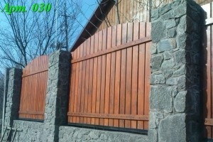 Комбинированный элитный забор