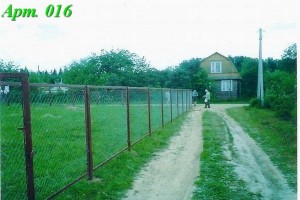 Забор из сетки рабица