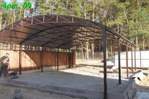 Навес из поликарбоната
