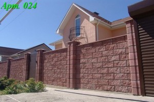 Каменные заборы