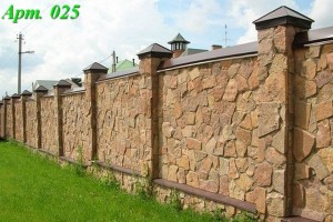 Каменные заборы
