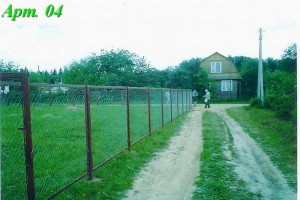 Забор из сетки рабица